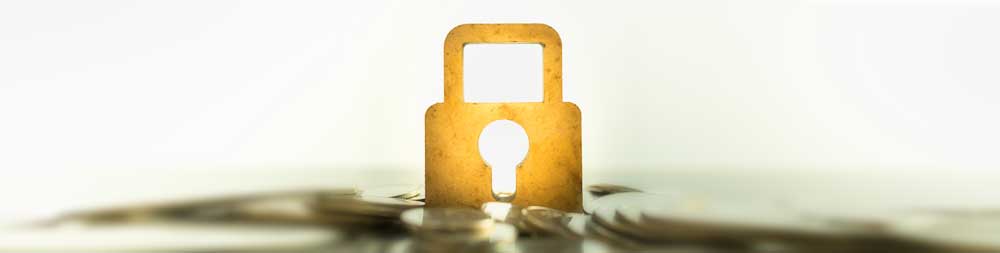 picture of a golden lock