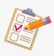 A pen on a list of checkboxes