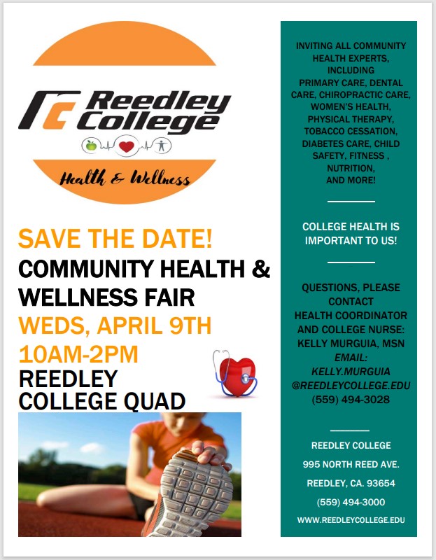 Reedley College Spring Health Fair