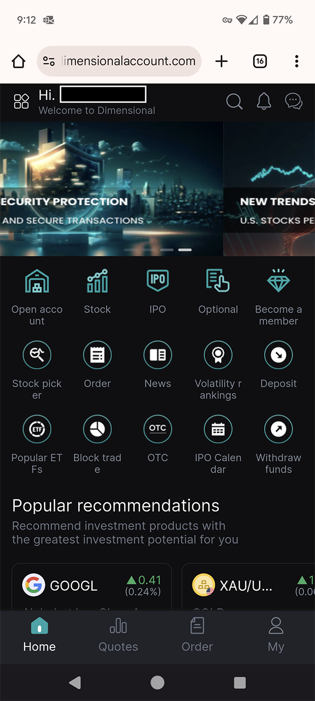 Homepage – Dimensionvip.com 