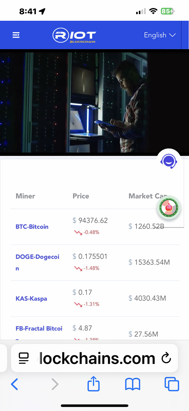 Homepage – RIOT Blockchain