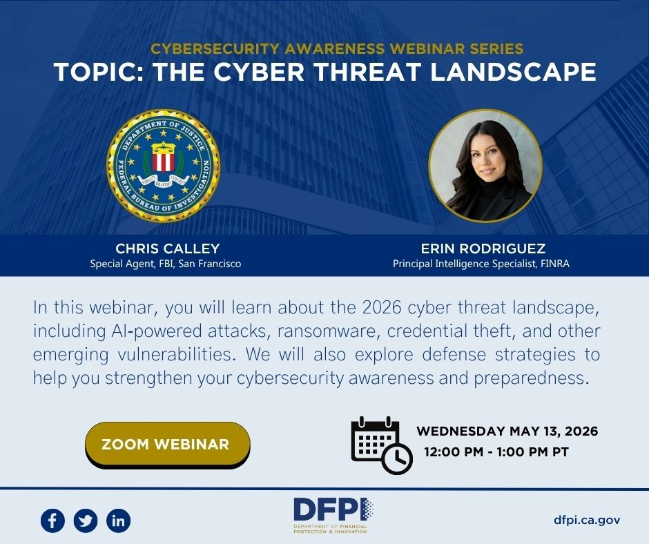 Cybersecurity Awareness Webinar: The Cyber Threat Landscape