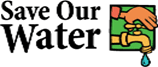 save our water logo
