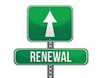 renewal sign