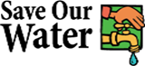 Save our water logo