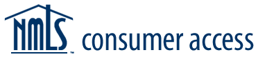 NMLS consumer access logo