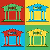 Bank office logo