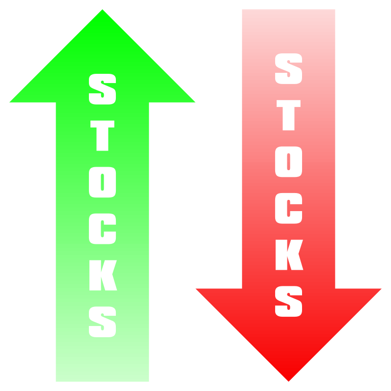 stock arrow sign