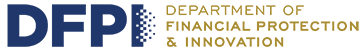 The Department of Financial Protection and Innovation (DFPI) logo