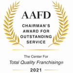 American Association of Franchisees & Dealers graphic for Chairman’s Award for Outstanding Service