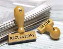 Regulation adn Rules logo